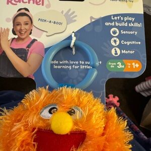 Ms. Rachel Orange Plush Peek-a-Boo Toy